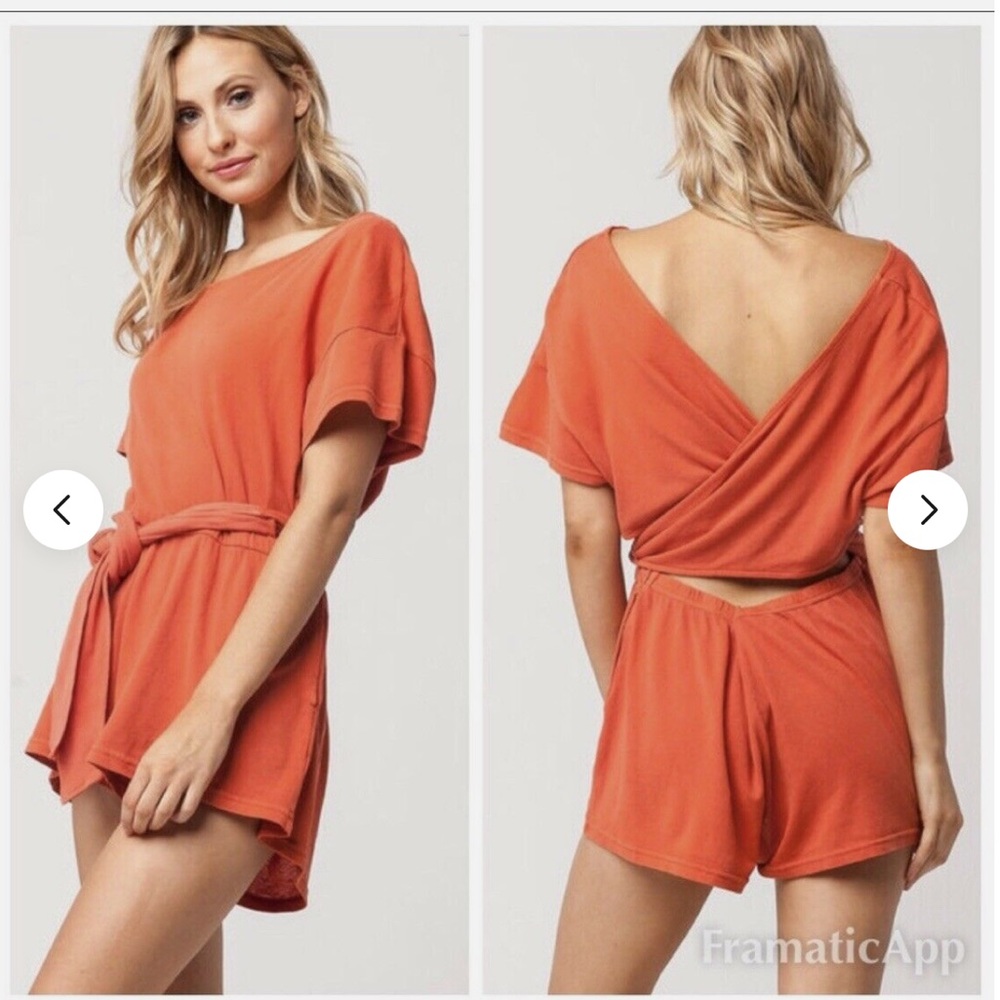 Free People romper red size M